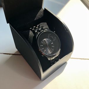 BLACK ARMANI EXCHANGE WATCH